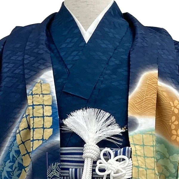 t2255501】【購入】七五三 着物 男の子 5歳 五歳 羽織 袴セット フル