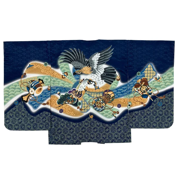 t2255501】【購入】七五三 着物 男の子 5歳 五歳 羽織 袴セット フル