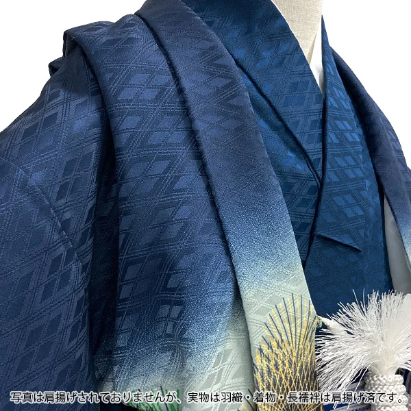 t2252207】【レンタル】七五三 男の子 5歳 羽織袴セット 長門 兜に龍