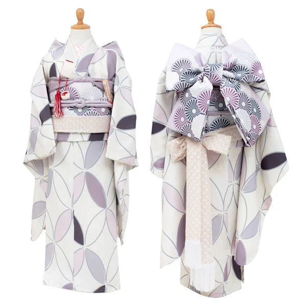 t2272808】【購入】七五三 女の子 7歳 着物セット フルセット 四つ身