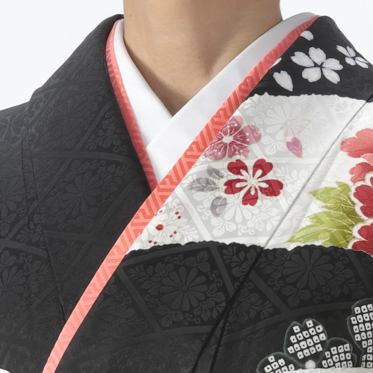 ファッションロイヤリティ着物 f0524281r】【黒系】振袖 レンタル フルセット Mサイズ 【状態:S