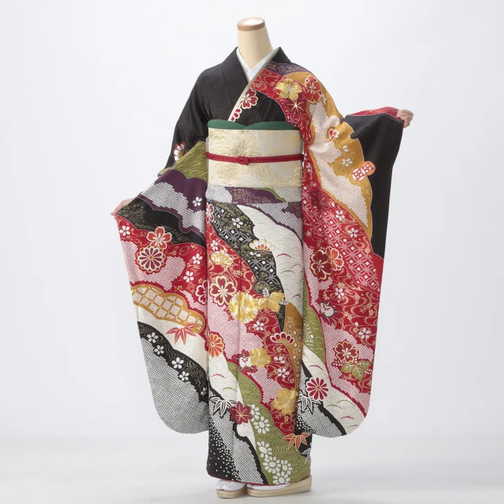 黒の振袖【レンタル】｜【公式】京都きもの友禅オンラインストア