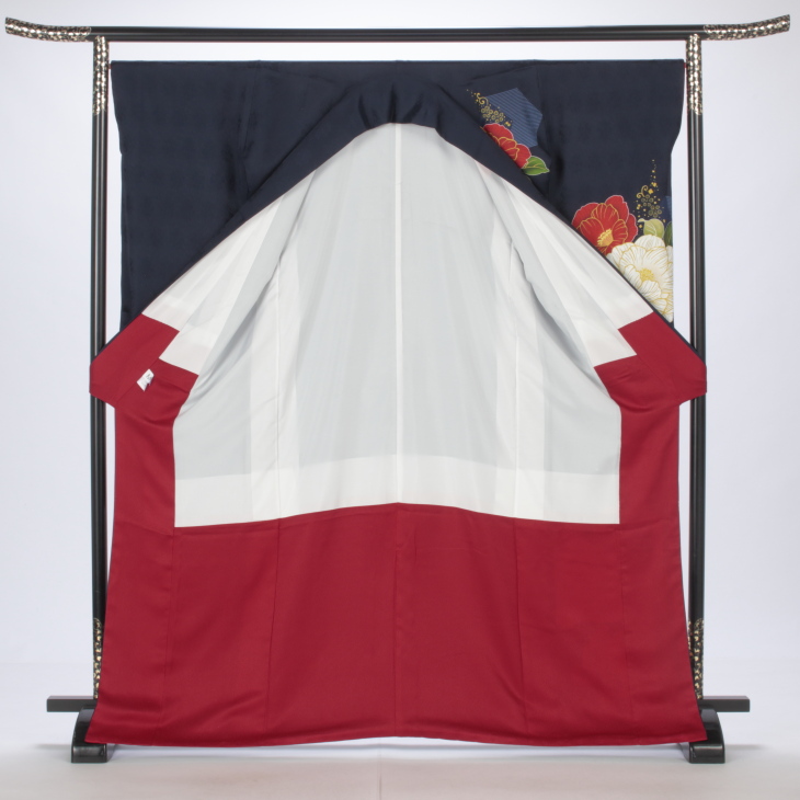 f0324019】【青・紺系】振袖 販売 フルセット Mサイズ 【中古