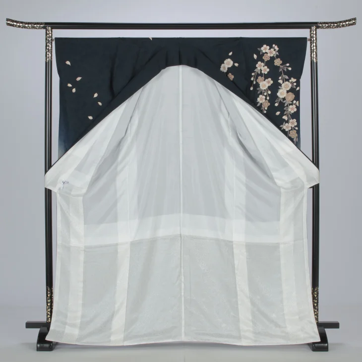 f0325034r】【青・紺系】振袖 レンタル フルセット Mサイズ 【状態:S