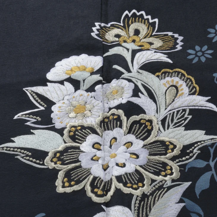 振袖 フルセット グレー 手刺繍 新品・最大20日間レンタル 振袖 レンタル 成人式 黒 フルセット