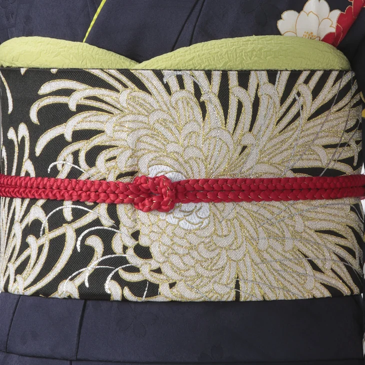 未使用品　振袖フルセット　手差し友禅　刺繍　新品長襦袢　トールサイズ　裄丈70 f0522022r】【青・紺系】振袖 レンタル フルセット Lサイズ 【状態:S