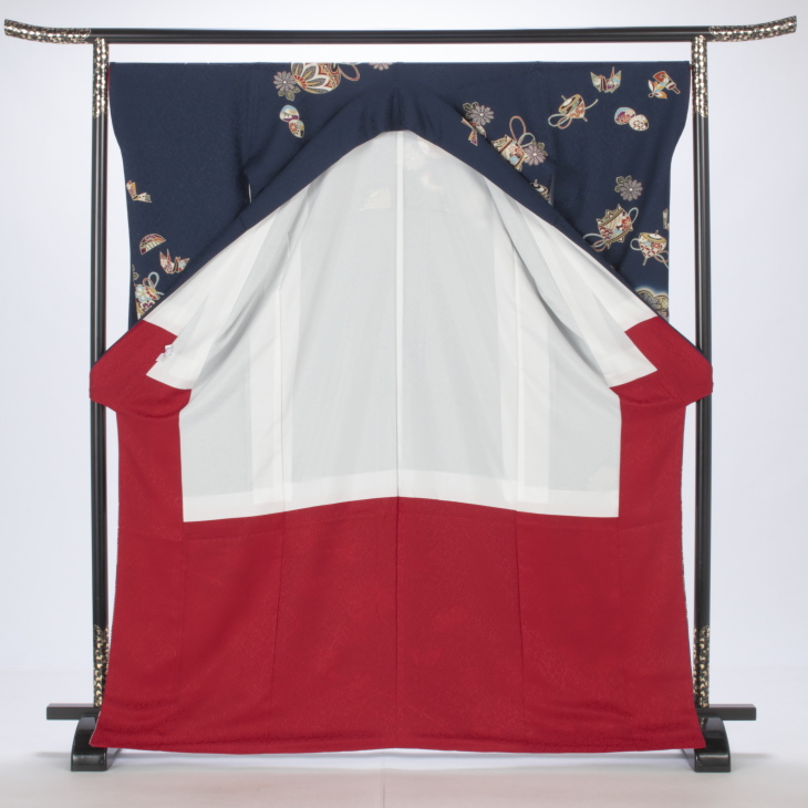 振袖のみ　本日～5/15まで出品　特別商品 楽天市場】振袖 レンタル 170cm 青 紺色 振袖 辻が花 振袖