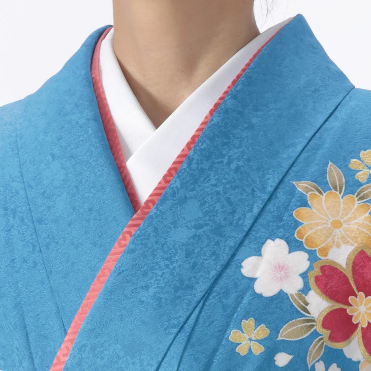 f8024099】【青・紺系】振袖 販売 フルセット LLサイズ 【新品】【状態