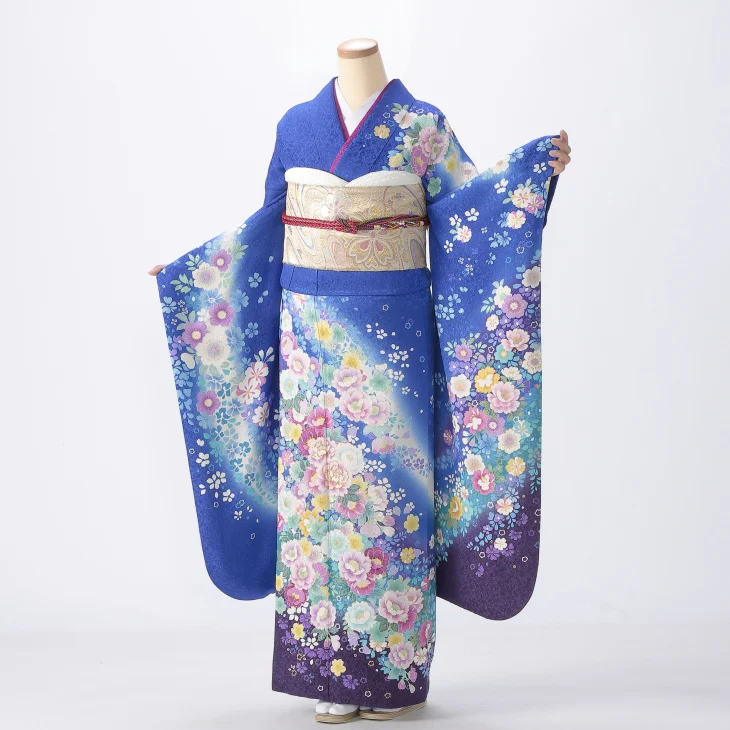 青/紺の振袖【レンタル】｜【公式】京都きもの友禅オンラインストア