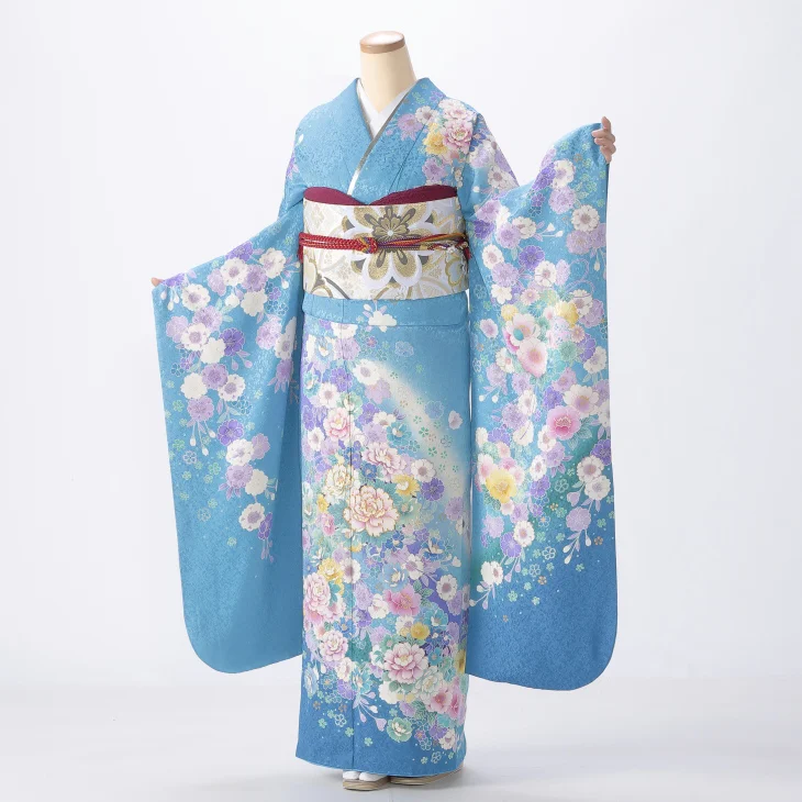 青/紺の振袖【レンタル】｜【公式】京都きもの友禅オンラインストア