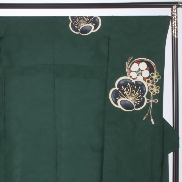 f0524385】【グリーン系】振袖 販売 フルセット Lサイズ 【中古