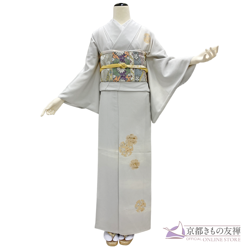 しろくま☆訪問着フルセット 作家物友禅 水色 結婚式 七五三 入学式 レンタル】卒業式・入学式の着物特集|【公式】京都きもの友禅