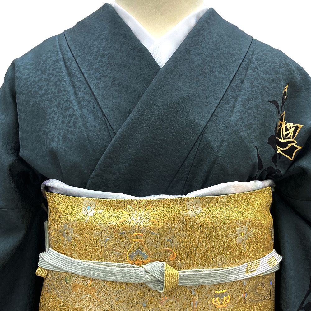 訪問着4点セット　正絹　たたき　相良刺繍　京友禅 nadesiko-rental_re-ho-015