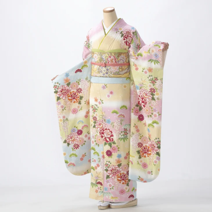 ピンク/オレンジの振袖【レンタル】|【公式】京都きもの友禅 ピンク/オレンジの振袖【レンタル】|【公式】京都きもの友禅