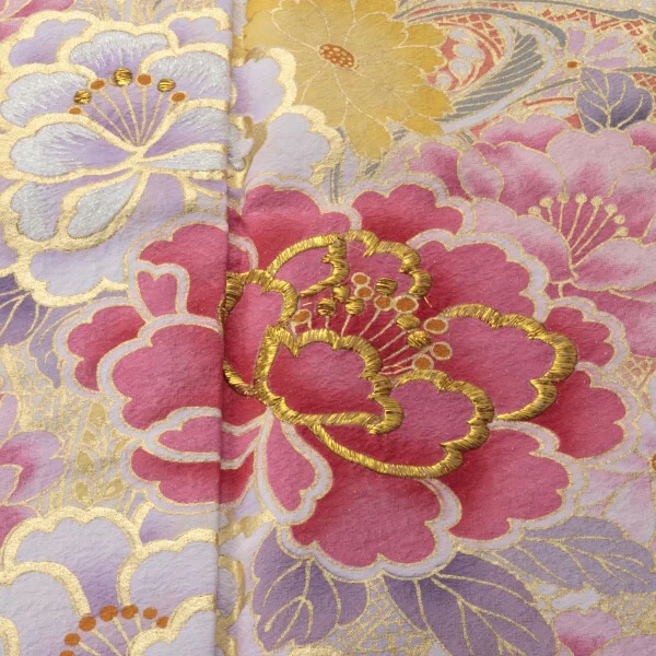 振袖フルセット 紅型 クリームホワイト×オレンジ 振袖（1月成人式利用） | RENCA（レンカ）｜七五三、成人式等の
