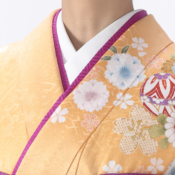 f0420017】【ピンク・オレンジ系】振袖 販売 フルセット Mサイズ