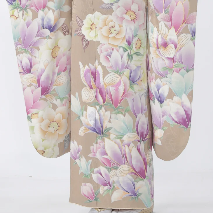 f0522573】【ピンク・オレンジ系】振袖 販売 フルセット Mサイズ