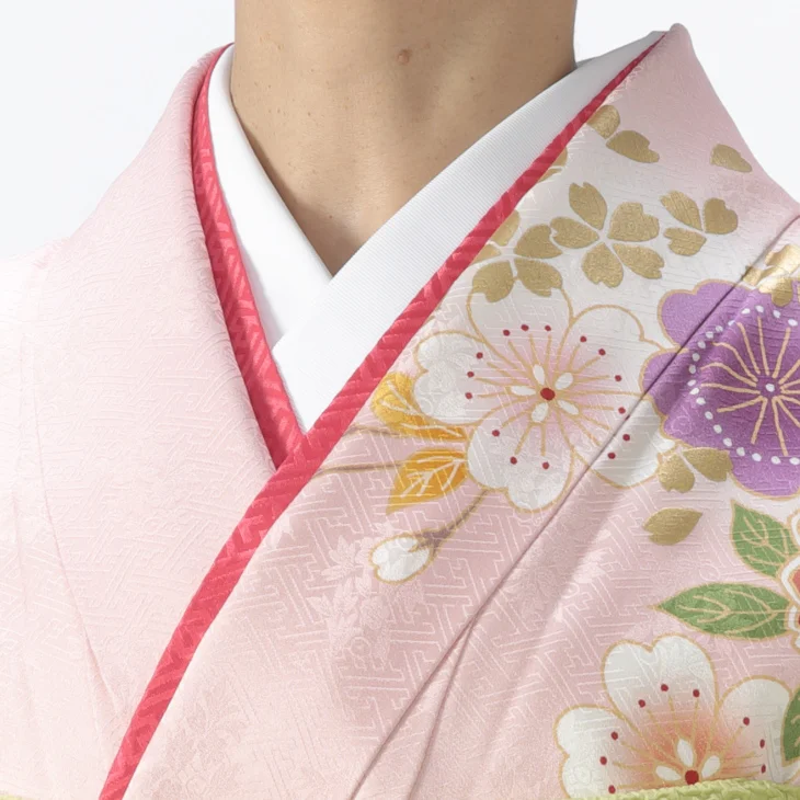 f0523103】【ピンク・オレンジ系】振袖 販売 フルセット Lサイズ