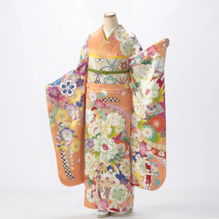 全て揃う振袖セットF8(京都丸紅製)成人式振袖フルセット、京都着物