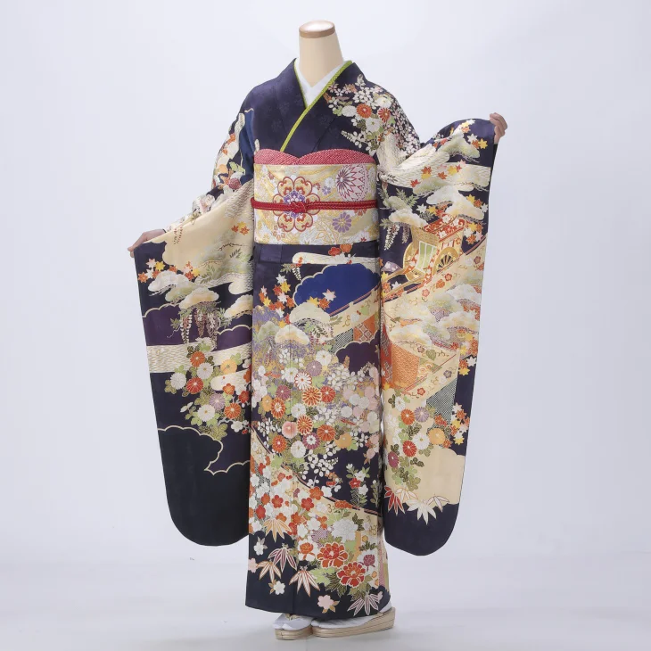 紫の振袖【販売】｜【公式】京都きもの友禅オンラインストア / 振袖