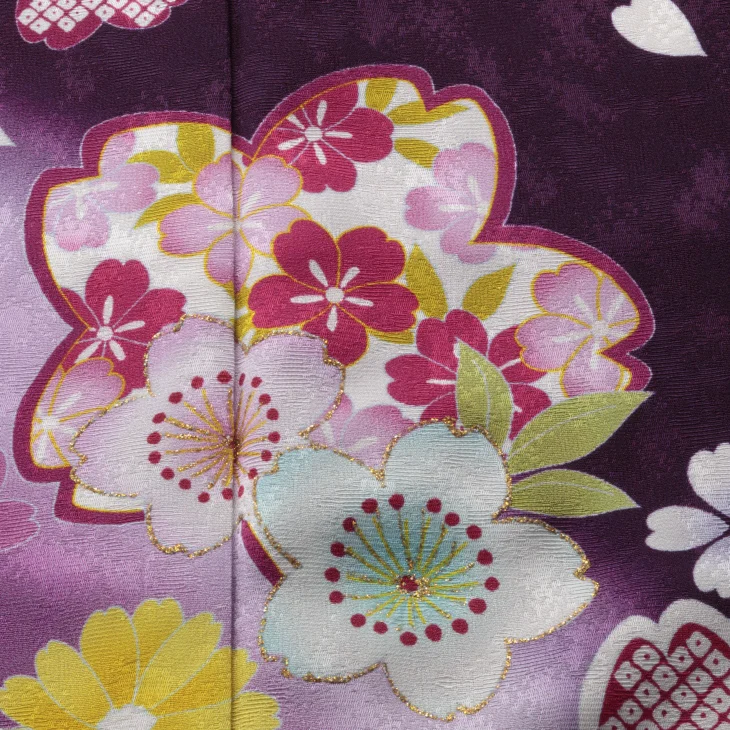 f8025021】【紫系】振袖 販売 フルセット Sサイズ ほぼ新品 成人式