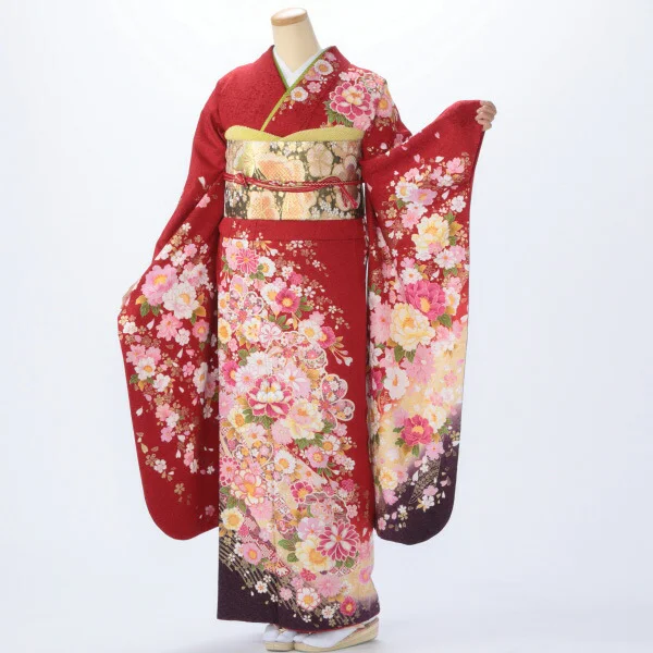 【成人式振袖フルセット】京都きもの友禅　振袖　赤 f0519003.webp