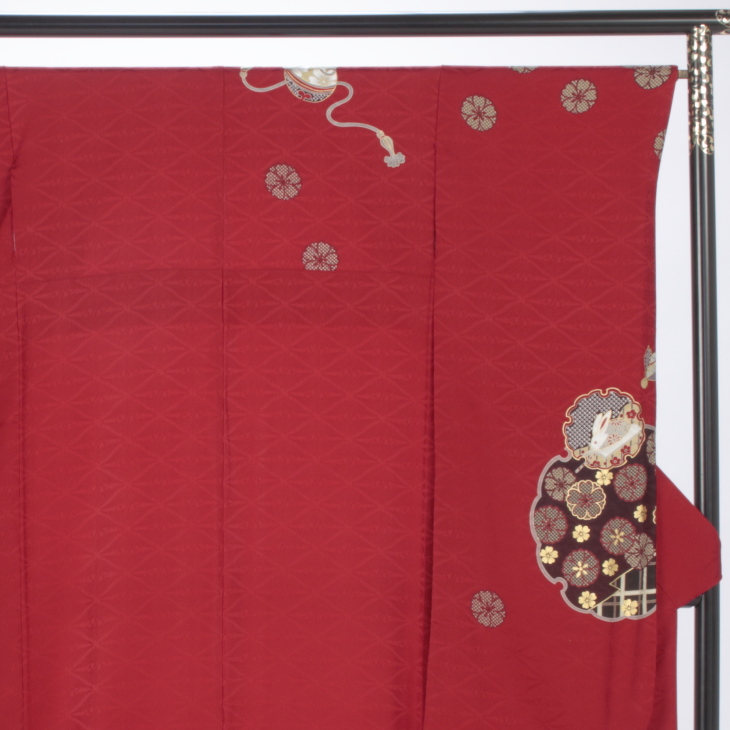 56 お色直し 振袖 美品 美品！金通し地＊金駒刺繡＊金彩満載＊豪華＊振袖＊トールサイズ