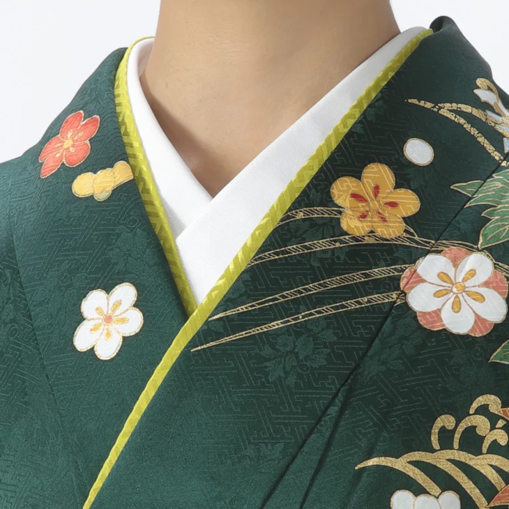 f0525084r】【赤・ワイン系】振袖 レンタル フルセット Mサイズ 【状態