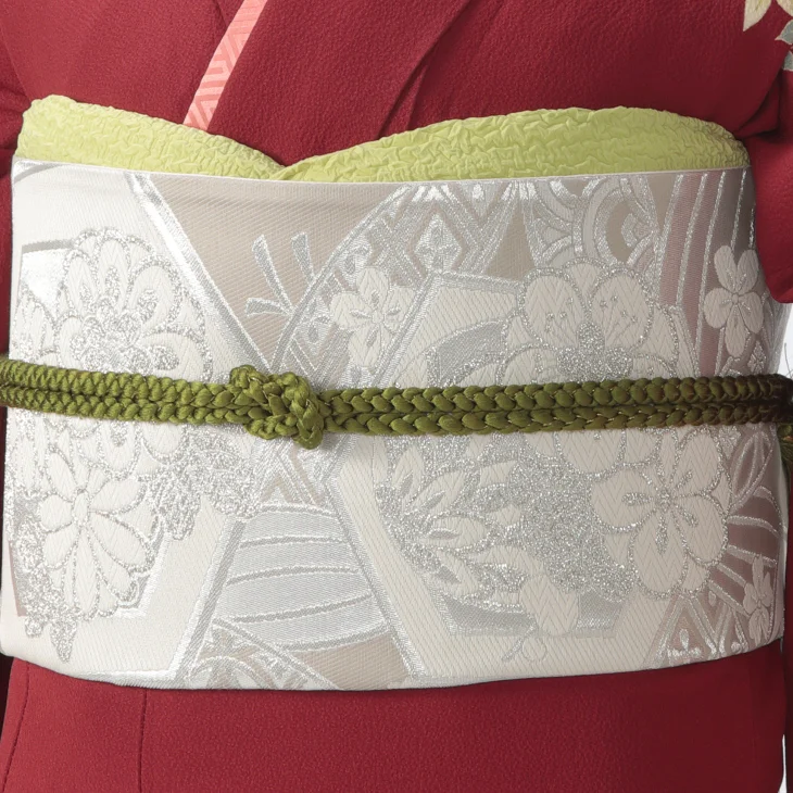 f0724280】【赤・ワイン系】振袖 販売 フルセット Lサイズ 【中古