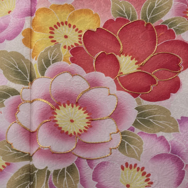 f8024025】【赤・ワイン系】振袖 販売 フルセット Sサイズ 【新品