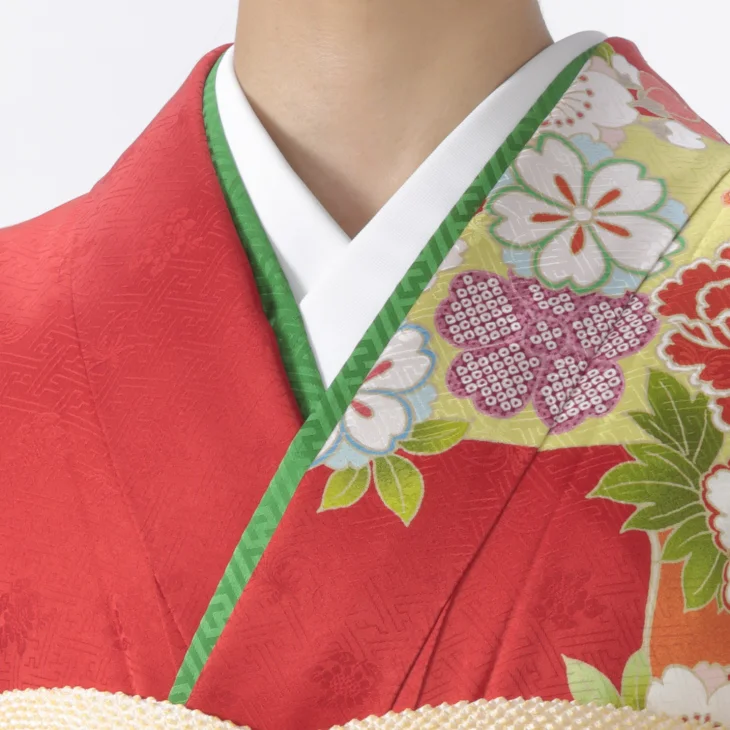 f8024084】【赤・ワイン系】振袖 販売 フルセット LLサイズ 【新品