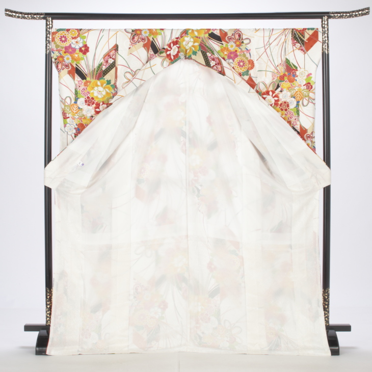 ★WATAAME★　お振袖フルセット　白　モダンテイスト　サイズ自由 楽天市場】【成人式 振袖 レンタル】RS2085 正絹 白 牡丹に