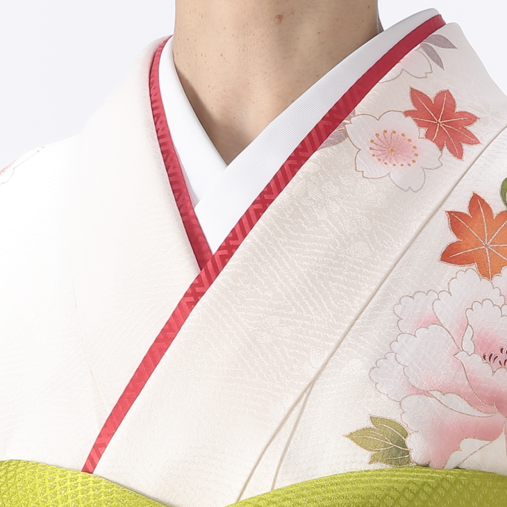 f0719085r2】【白・グレー系】振袖 レンタル フルセット Lサイズ 成人