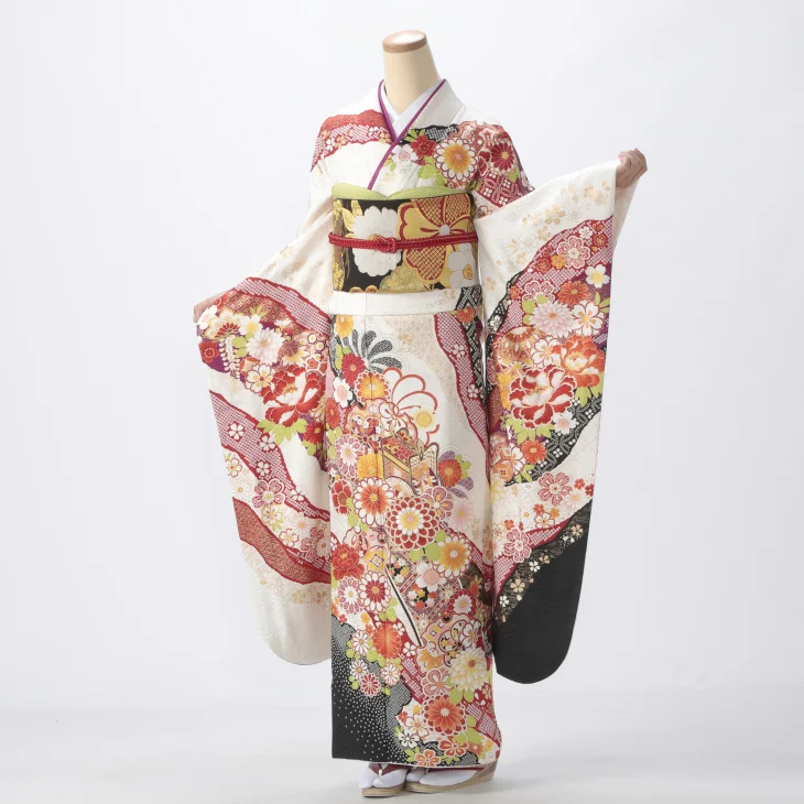 振袖 和装 振袖セット 振り袖 卒業式 成人式 和装小物 フルセット まとめ売り 着物 二尺袖 小振袖 卒業式 小紋柄 単品 販売 購入 袴用 中振袖