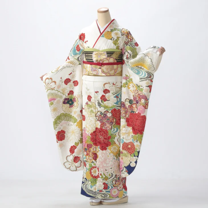 ニコニコ 　　♡ 振袖フルセット（７点）　正絹振袖　成人式　クリーニング済 ー] の商品一覧 | 【公式】京都きもの友禅オンラインストア / 振袖