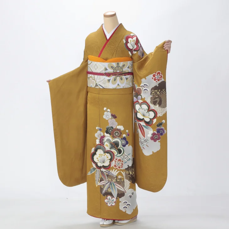 京都友禅の振袖 黄色 フルセットです 黄色/クリーム系｜【公式】京都きもの友禅オンラインストア / 振袖