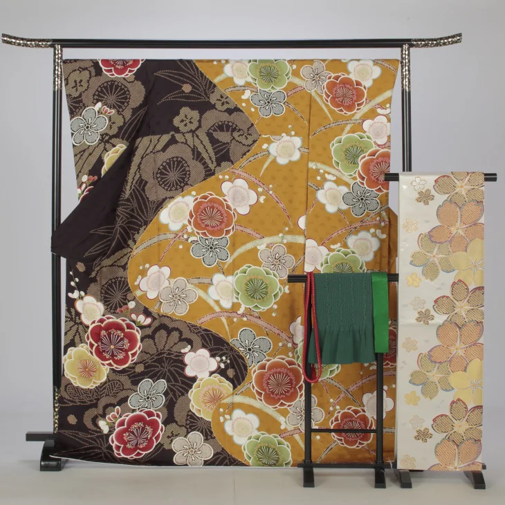 専用　振袖フルセット 新作】振袖フルセット/DK-001B/Ryusa rose/リューサローズ/ゴールド