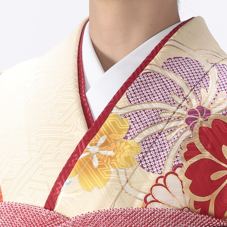 f0723257r2】【からし・黄系】振袖 レンタル フルセット Lサイズ 成人