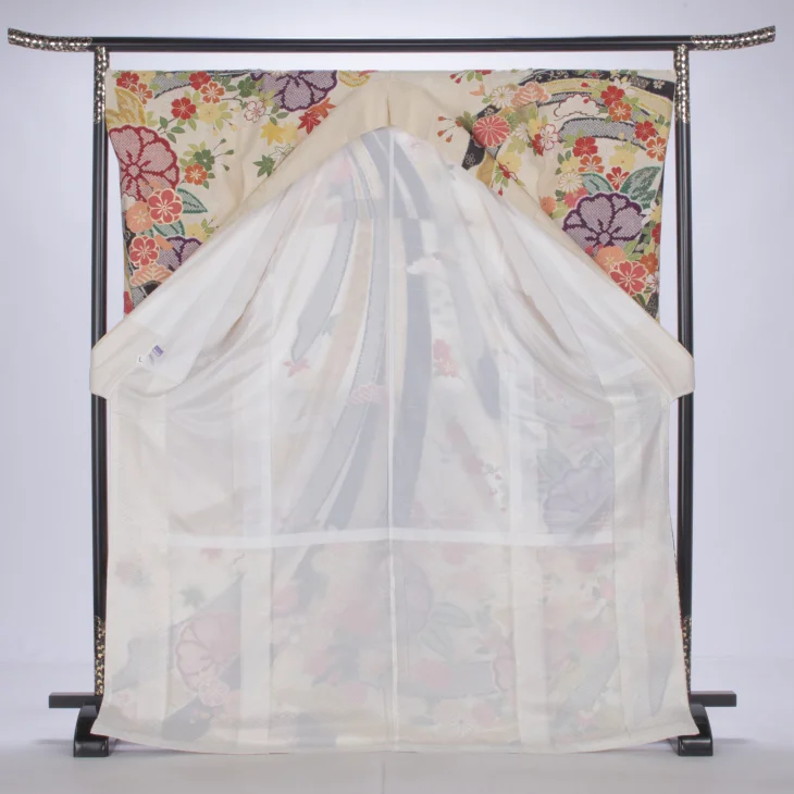 専用出品 新品 薄い黄色 正絹振袖 全て揃ったフルセット M～トールサイズ f1017040】【からし・黄系】振袖 販売 フルセット Lサイズ 【中古