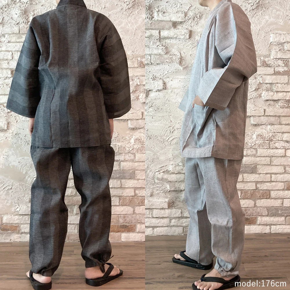 m2512001】作務衣 メンズ 綿麻 男性用 着物 ギフト 父の日 ｜【公式
