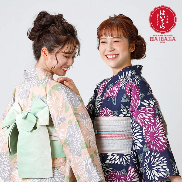 y211205】浴衣 レディース 榛原 小菊 高品質ブランド浴衣(単品