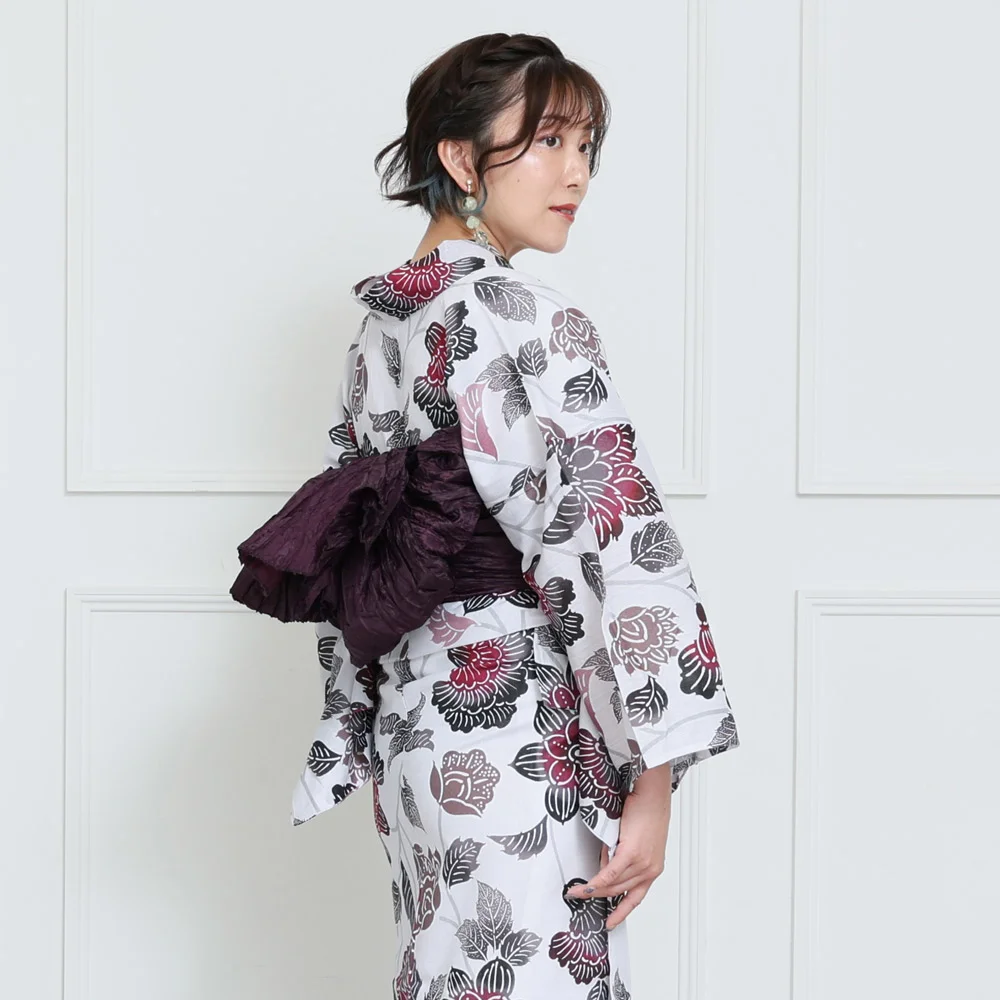 美品 源氏物語 ゆかた 総柄花柄 和服 和装 帯セット 楽天市場】 ブランド > 《源氏物語》 : ふだんきものハイムラヤ