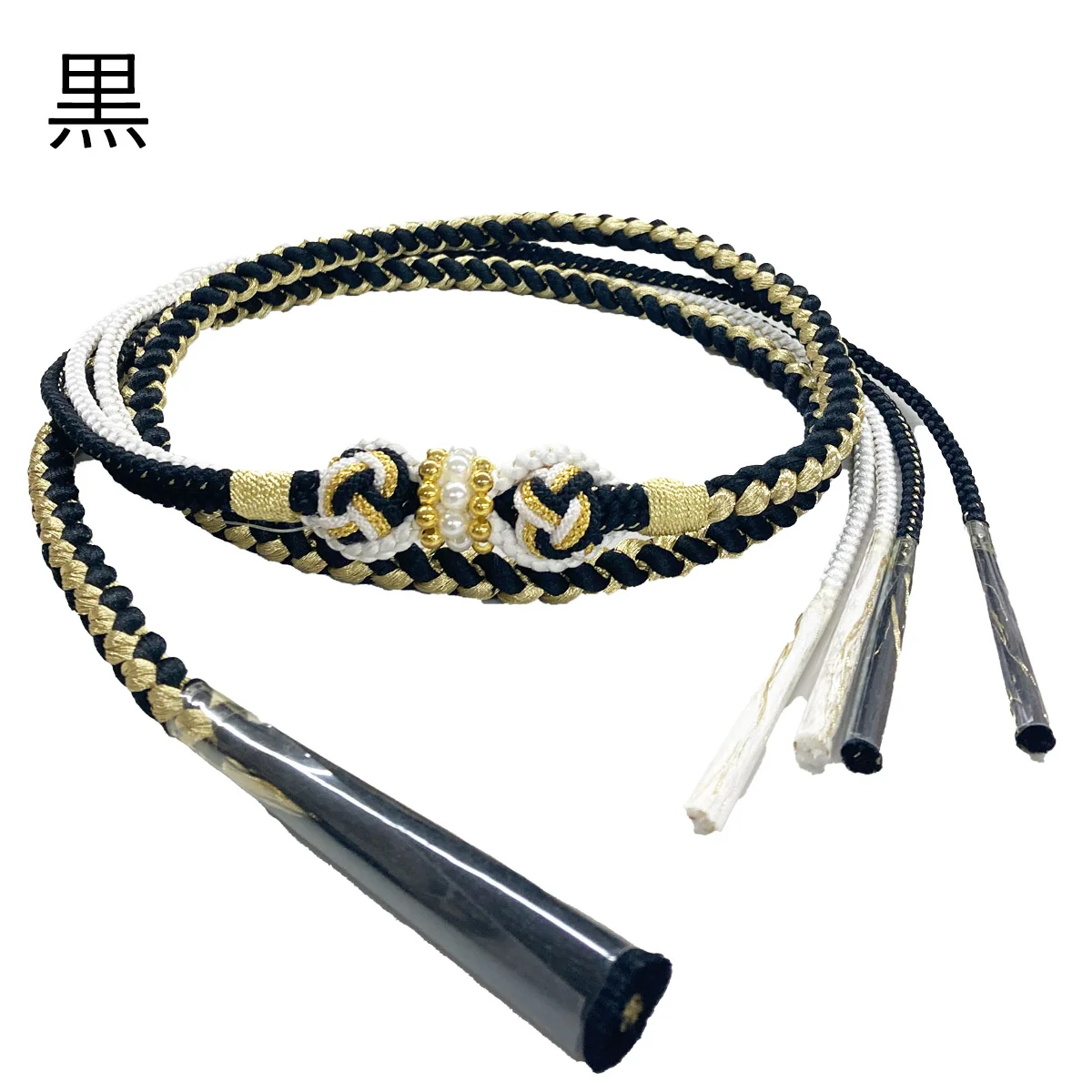 振袖■成人式■正絹■未使用品◆京友禅手染め◆ぼかしラメ入◆パールトーン加工済◆黒 粋古典 シルバー/白黒 扇面柄/牡丹柄 最高級金彩刺繍友禅